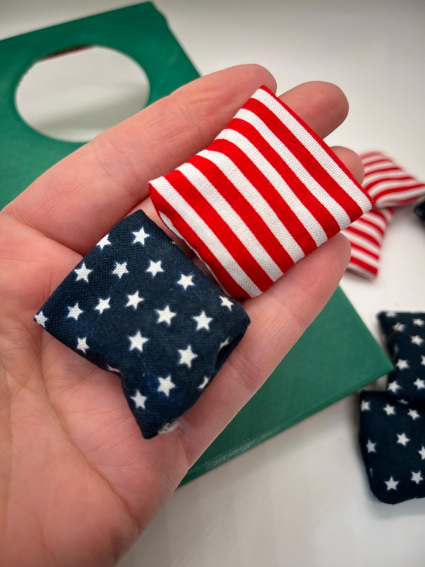 1.5 stars and stripes mini tabletop cornhole bags bean bag toss all weather