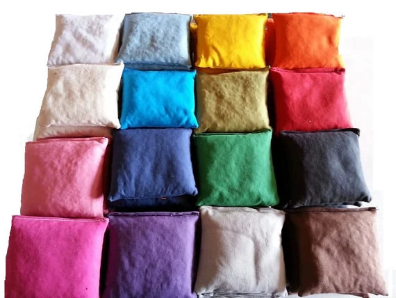 6" Plain Color Cornhole Bags (Set of 8)