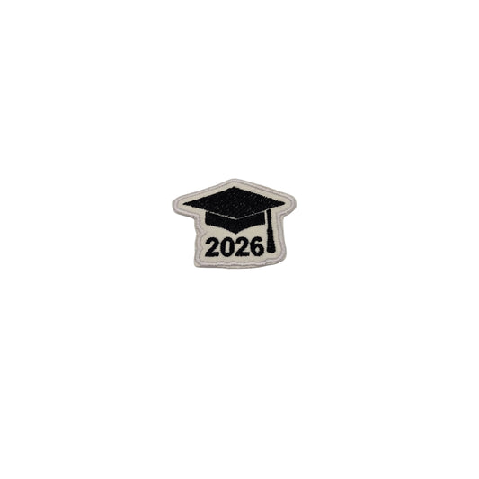 2026 Graduation cap iron on patch