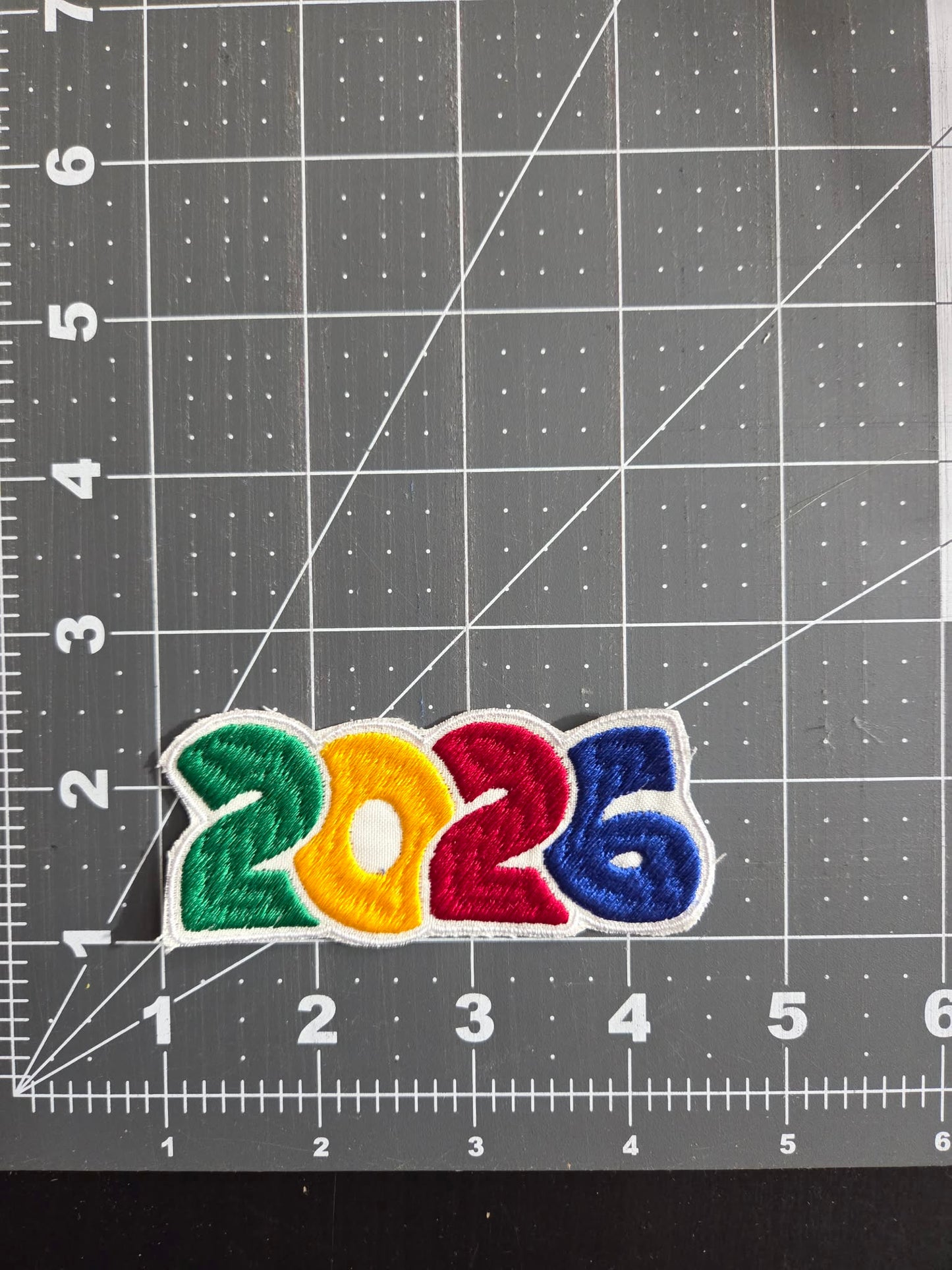2026 year iron on patch