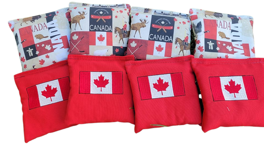 Canadian Cornhole Bags Canada Flag Corn hole Regulation