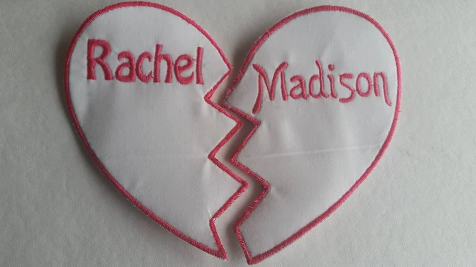 Best Friend Forever Iron On Name Patch Sew on Name Patch BFF