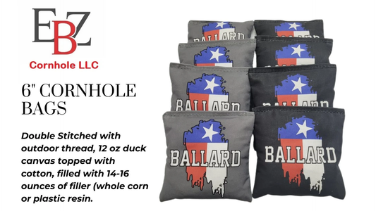Distressed Texas Flag Custom Printed Cornhole Bags Regulation 6x6 corn hole bags