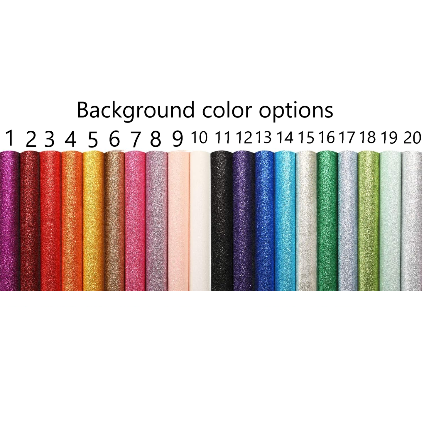 Faux Leather Glitter Patches Custom Name Patches