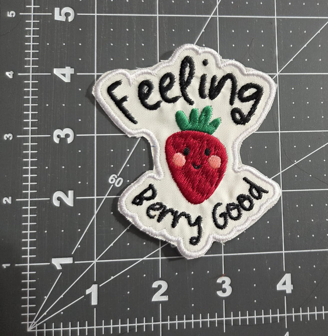 Feeling Berry Good Iron on patch