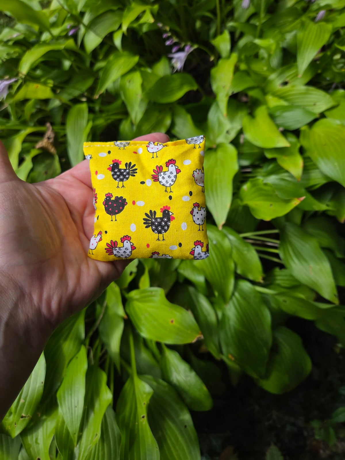 Chicken Mini 3" cornhole bags all weather resin bean bag toss