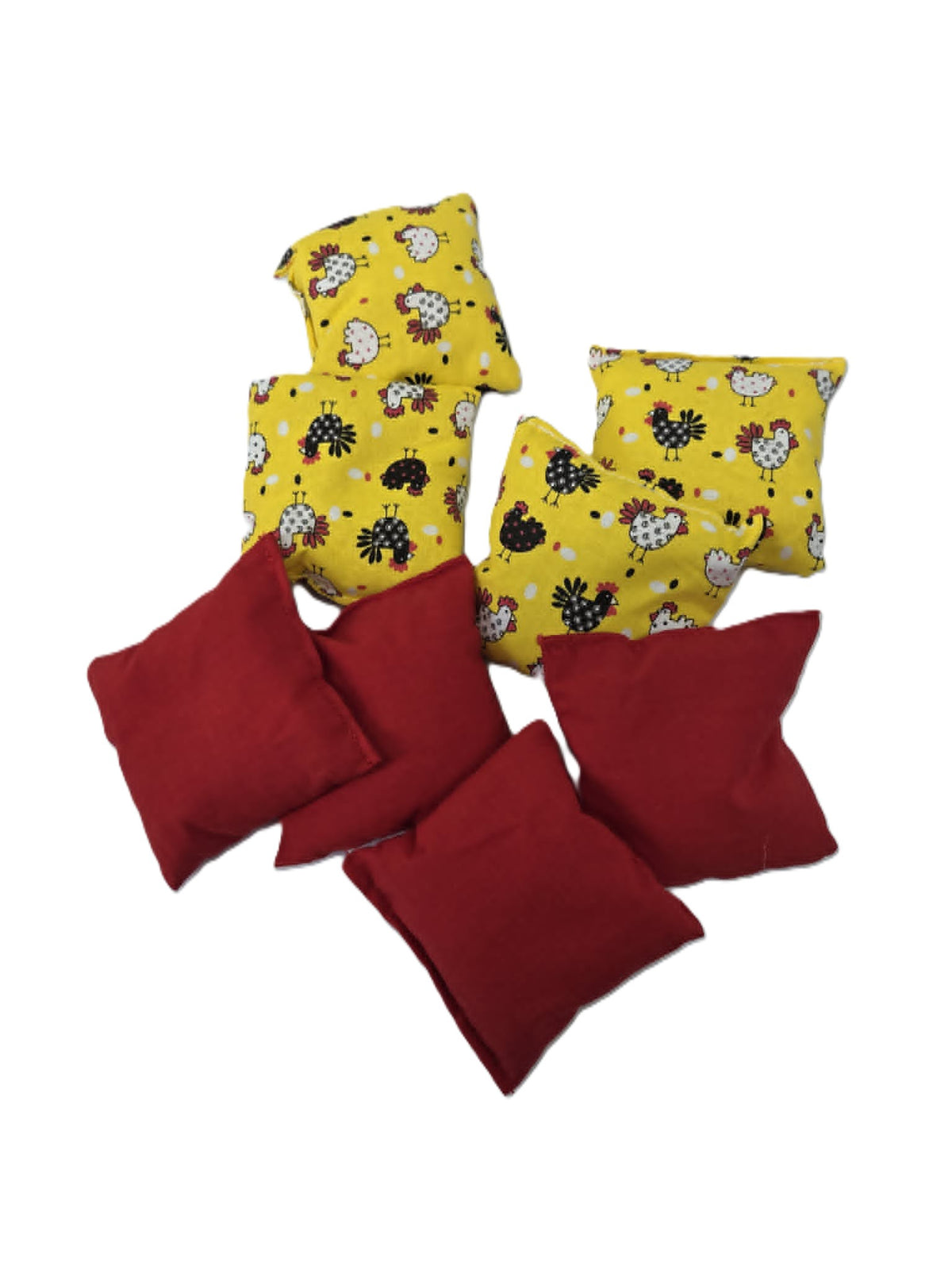 Chicken Mini 3" cornhole bags all weather resin bean bag toss
