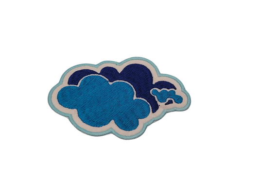 Cloud Iron On Sew On Patch