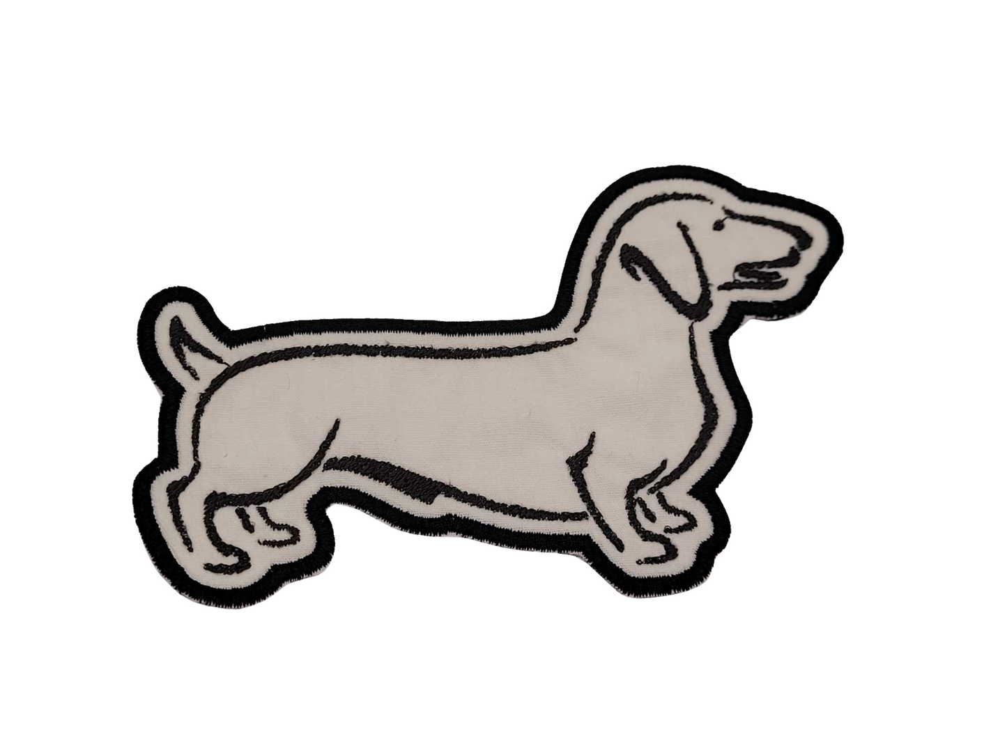Dachshund Wiener Dog Iron on Sew on Patch