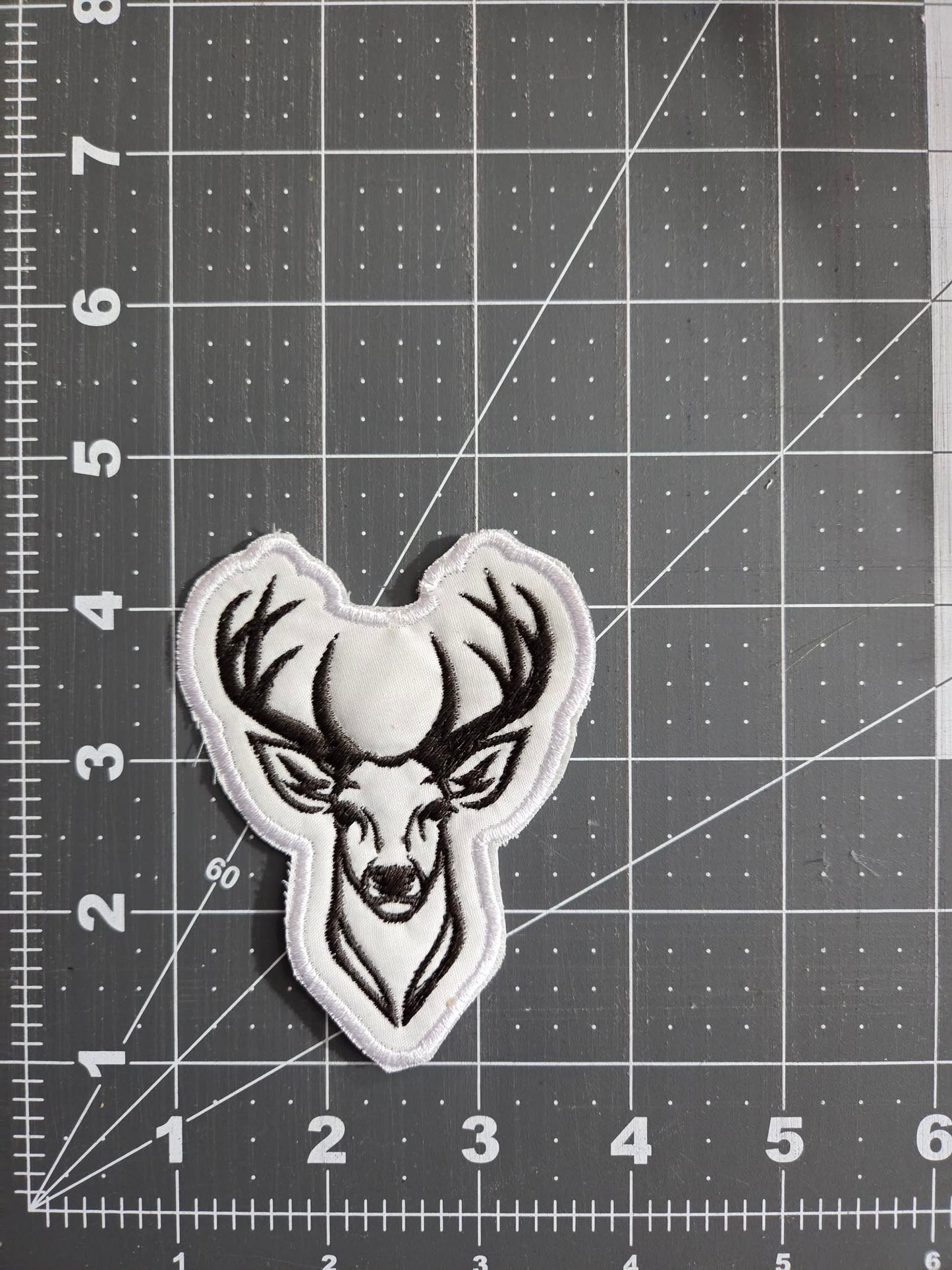 Buck Deer Iron on Patch Sew on Patch