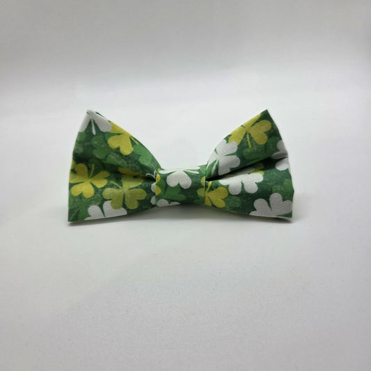 St. Patricks Day Bowtie Clip on bow tie