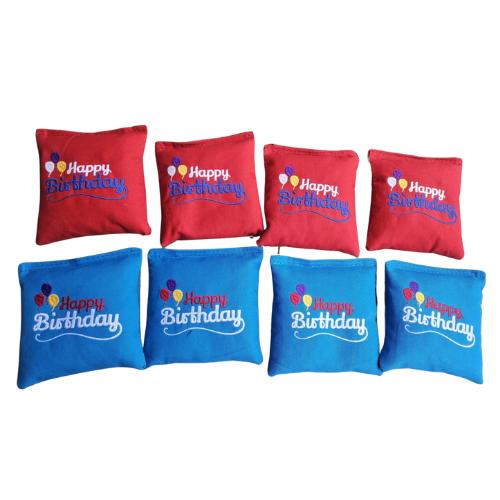 Happy Birthday Full size duck canvas cornhole bags party game