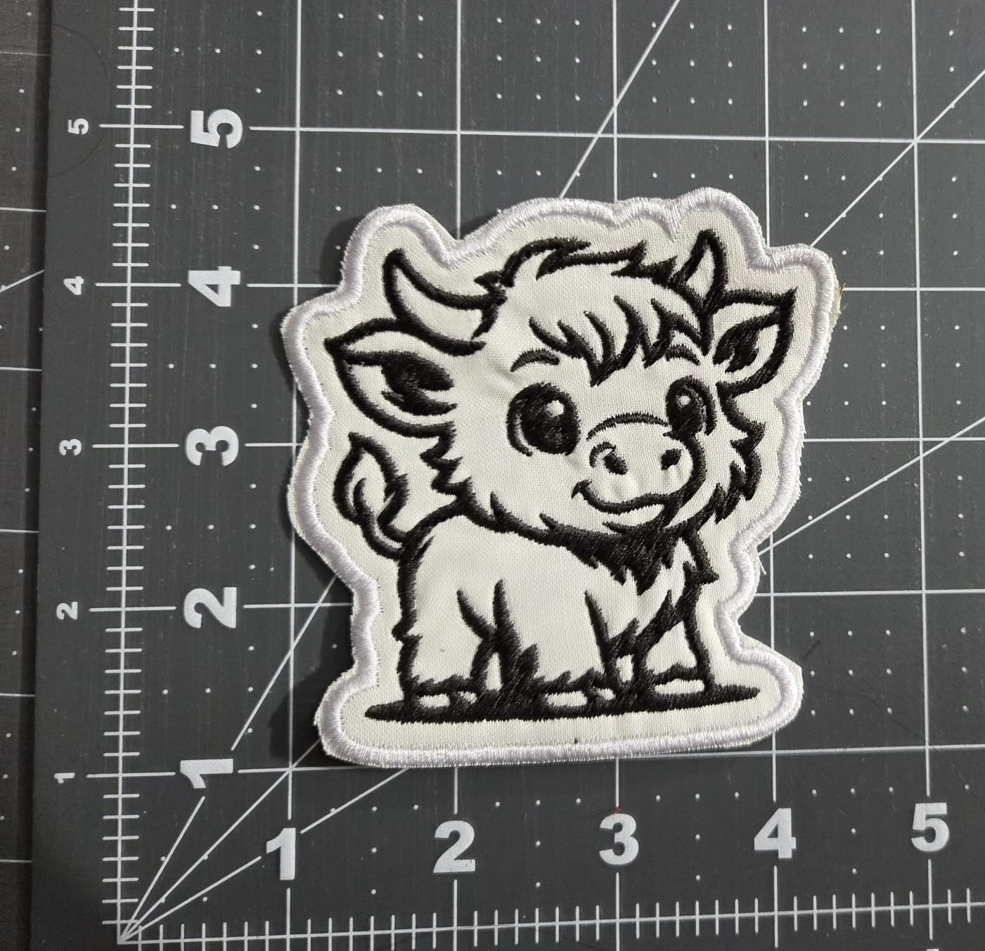Baby Highland Cattle Iron on Patch Sew on Highland Cow Patch (Copy)