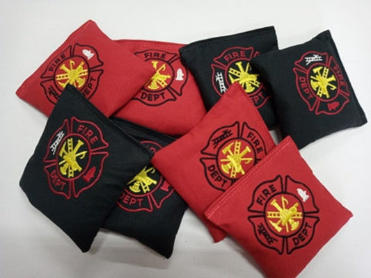 Fire Department Corn Hole Bags Firefighter Gifts Maltese Cross CornHole bags Firemen Bags Fireman Bags