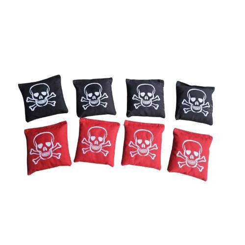 Skull Full Size Cornhole Bags Duck canvas bags