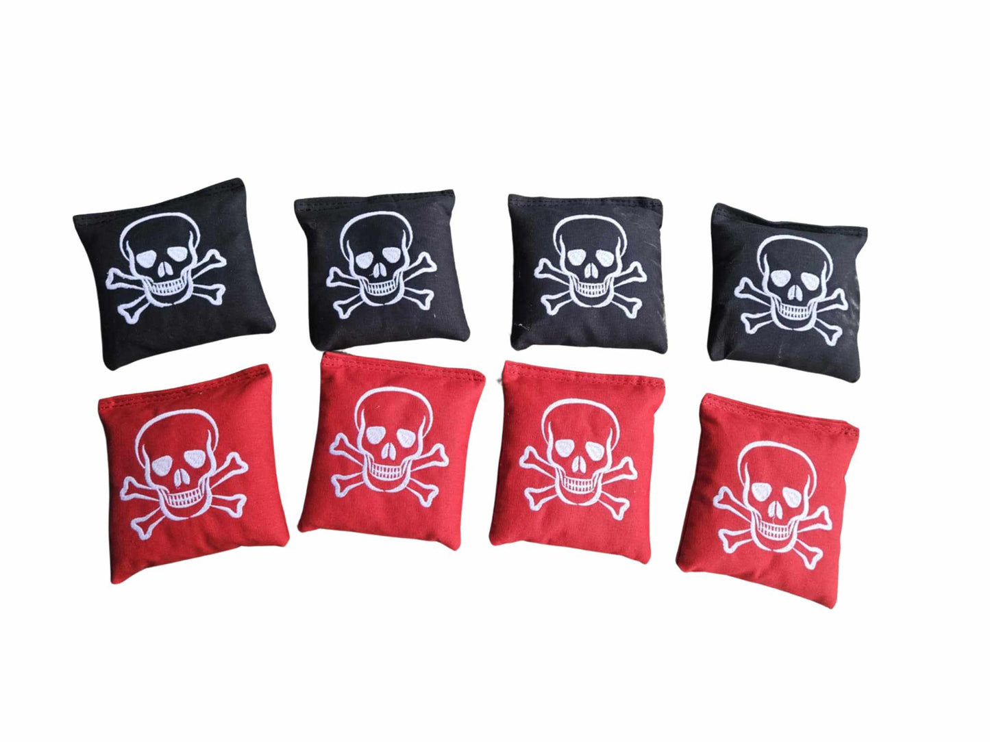 Skull Full Size Cornhole Bags Duck canvas bags