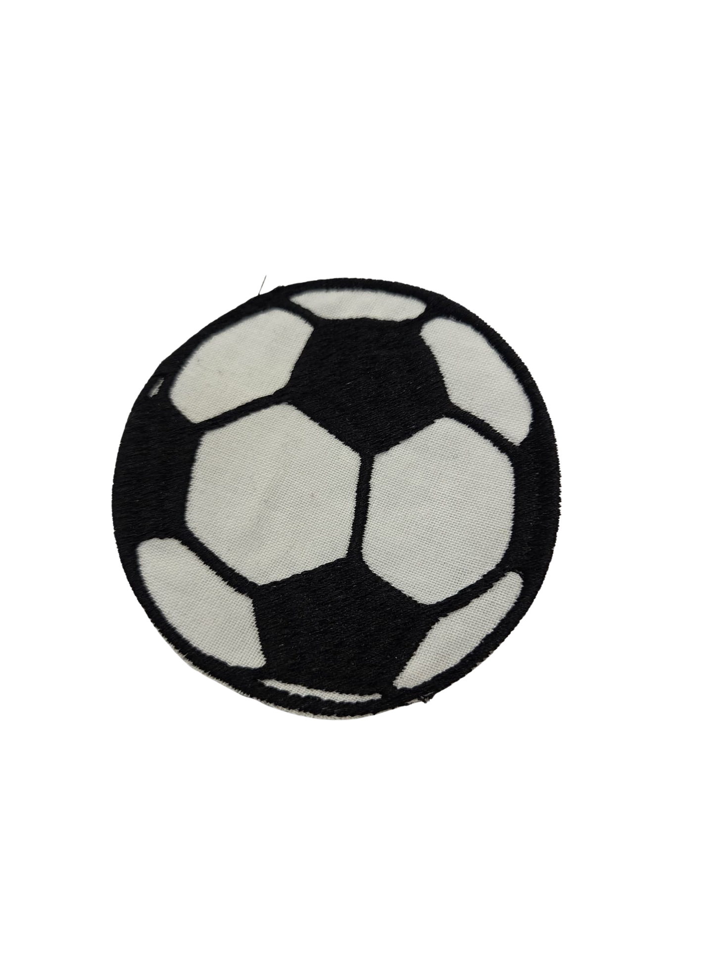 Soccer ball iron on patch