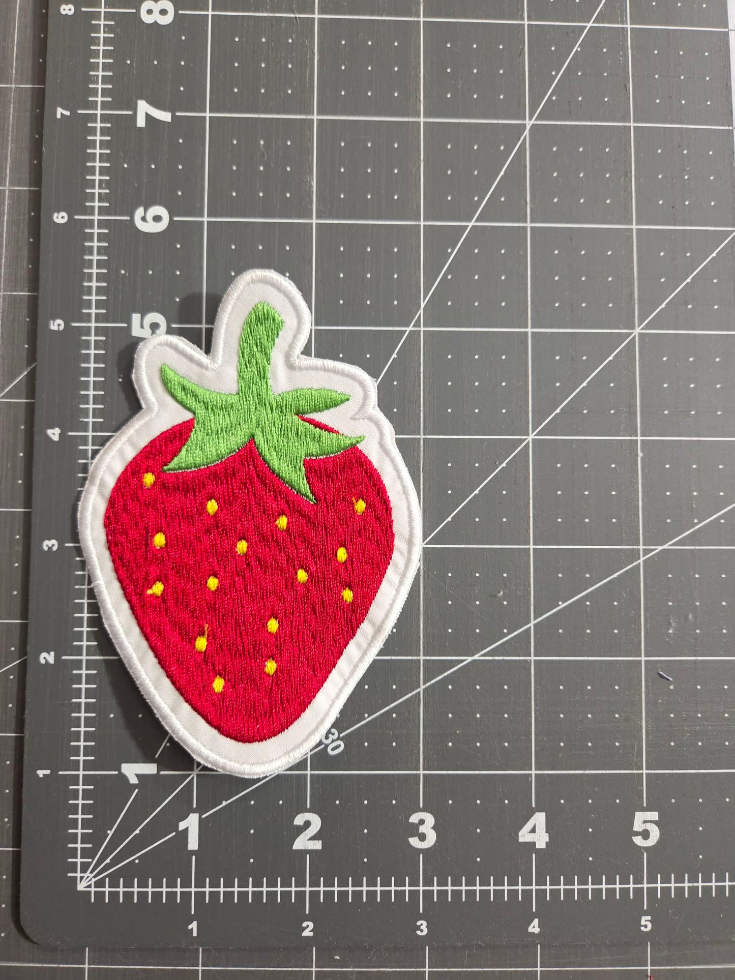 Strawberry Iron on patch