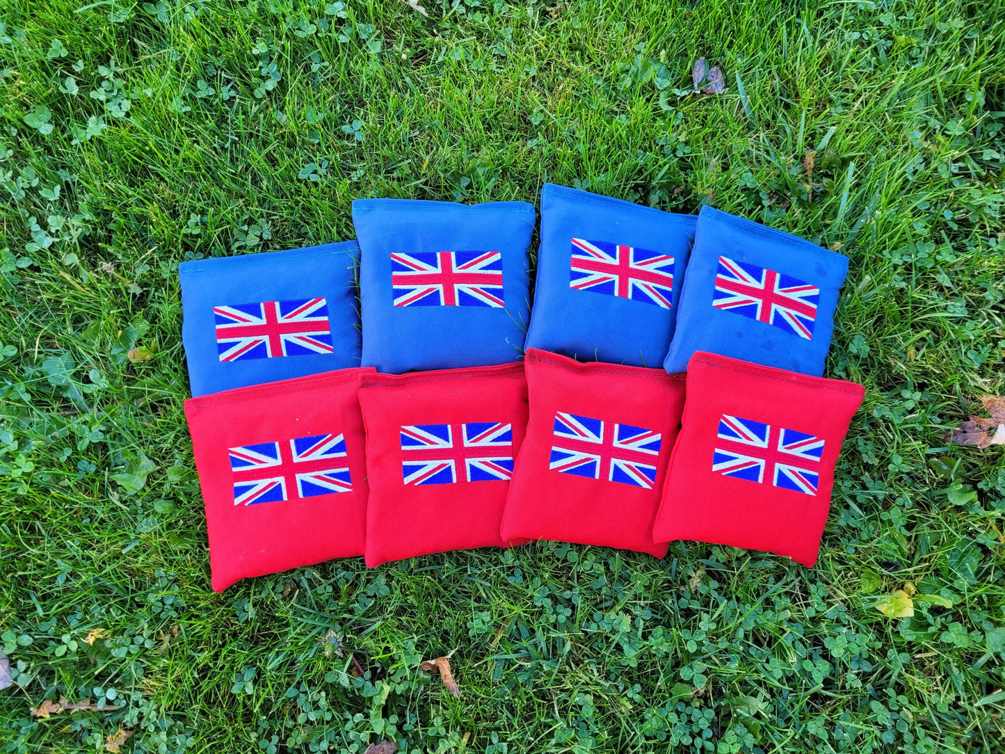 Union Jack Flag Cornhole Bags Regulation Full Size Bags