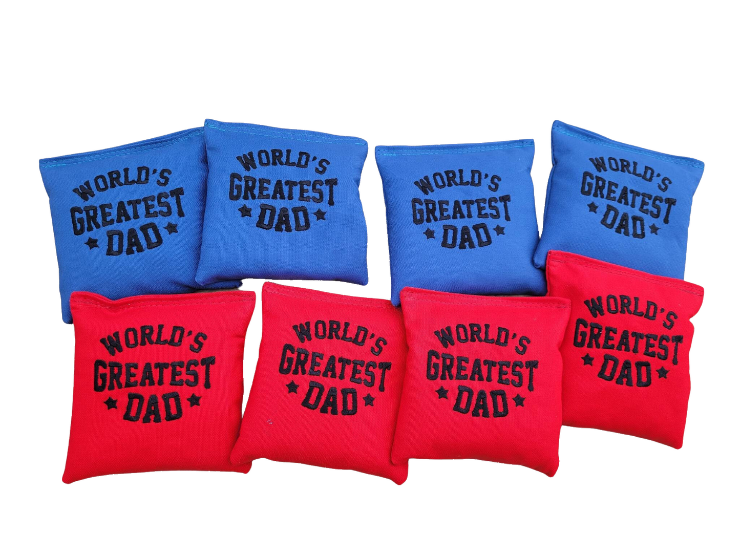 Worlds Best Dad Cornhole Bags Regulation Full Size Bean Bag Toss